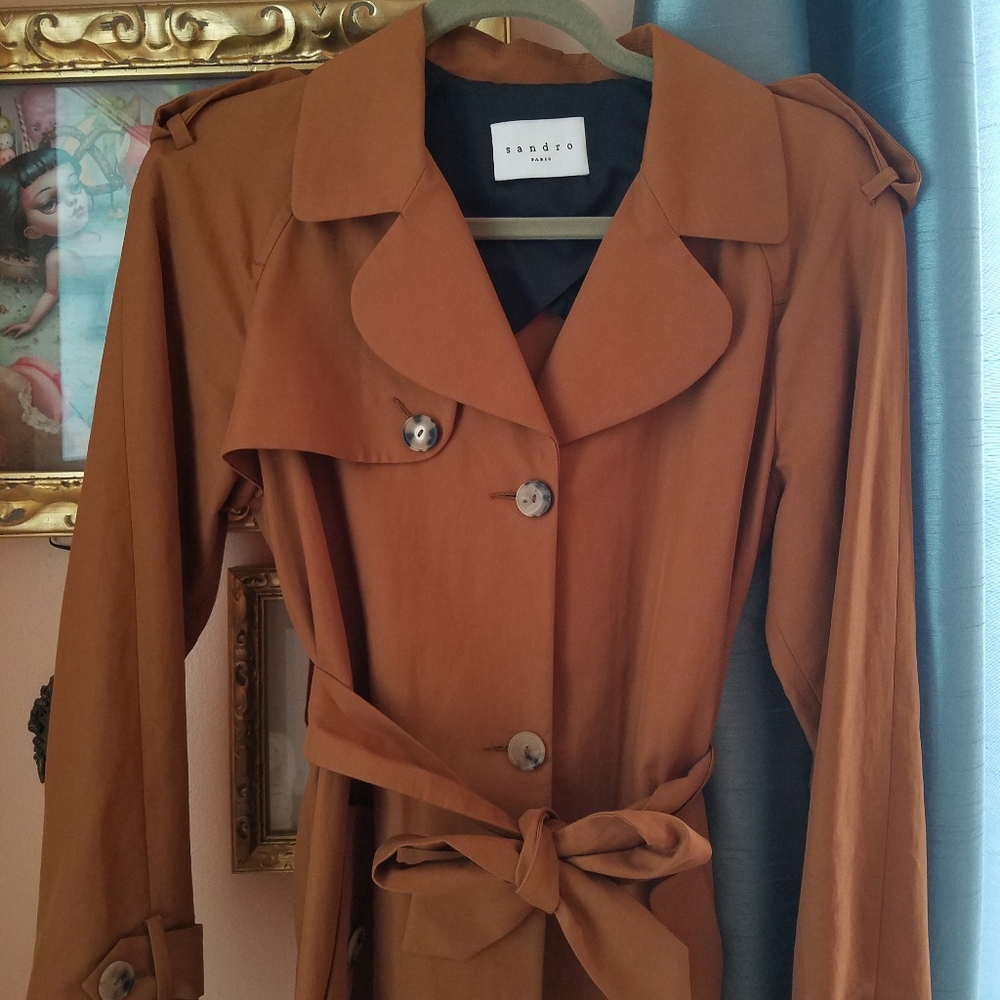 Sandro "Malory" Trench Coat [FR 38, US 6]